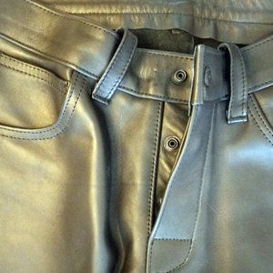 Mr S Leather Pants 32 x32 runs small